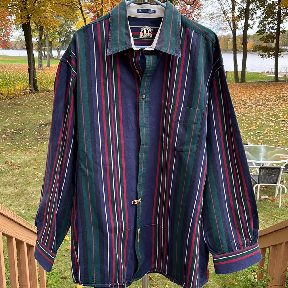 BD Baggies cotton striped shirt 2XL tall